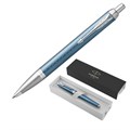 Ручка шариковая Parker IM Premium Blue Grey CT,синий,в подар.уп, 2143645 1371250 - фото 789564