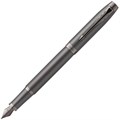 Ручка перьевая Parker IM Professionals Monochrome Titanium син 1мм 2172959 1756721 - фото 790733