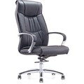 Кресло BN_Fc_Руководителя Echair-534 TL кожа черная, хром 342970 - фото 813909