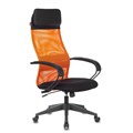 Кресло VB_EChair-655 TTW_OR сетка/ткань оранжевый, пластик - фото 814982