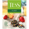 Чай Tess Flirt зеленый с клубникой 1,5гх100шт 1783302 - фото 827669