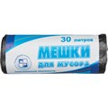 Мешки для мусора ПНД 30л 10мкм 25шт/уп черные с оттенком металлик 50х60см 746462 - фото 828729