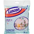 Салфетки хозяйственные Luscan из микрофибры универс 300г/м2 30х30см 3шт/уп 1604409 - фото 833382