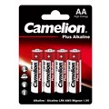 Батарейка Camelion AA/LR 6 Plus Alkaline BL-4 (LR 6-BP4, 1.5В)(4 шт в уп.) 1568792 - фото 839486