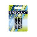 Батарейка Ergolux AA/LR 6 Alkaline BL-2 (LR 6 BL-2, 1.5В)(2 шт в уп.) 1568799 - фото 839501