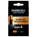 Батарейка Duracell Optimum LR03-6BL (5014066) ААА/алкалиновые/1,5v/6шт./уп 1694812 - фото 840082