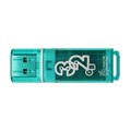 Флеш-память Smartbuy Glossy, 32Gb, USB 2.0, зел, SB32GBGS-G 445927 - фото 841701