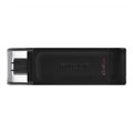 Флеш-память Kingston DataTraveler 70, USB-C 3.2 G1, чер, DT70/64GB 1373085 - фото 842126