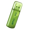 Флеш-память Silicon Power Helios 101 32GB USB 2.0, зеленый, алюминий 1594867 - фото 842475