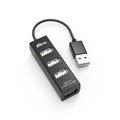 Разветвитель USB Ritmix CR-2402 black (USB хаб) 4 порта USB (15119265) 1887935 - фото 843889