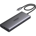 Разветвитель USB UGREEN CM639 (15534) USB3.0/USB2.0/HDMI/RJ45,серый 2036091 - фото 844880