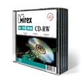 Носители информации CD-RW, 4x-12x, Mirex, Slim/5, UL121002A8F 838854 - фото 845307