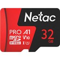 Карта памяти Netac MicroSD card P500 Extreme Pro 32GB, retail version w/SD - фото 846064