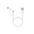 Кабель Xiaomi 2-in-1 USB Cable (Micro USB to Type C) 100cm 1650990 - фото 846252