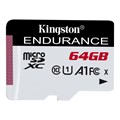 Карта памяти microSDXC Kingston High Endurance, 64 Гб, UHS-I Class 10 U1 A1 1841919 - фото 847050