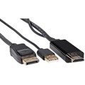 Кабель переходник VCOM HDMI(M) +USB-DP(M) 4Kx60Hz 1.8M, (CG599AC-1.8M) 1939668 - фото 847976