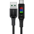 Кабель ACEFAST C7-04 USB-A to USB-C   with display. Цвет: черный 2030556 - фото 848379