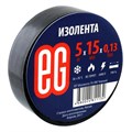 Изолента EG 15мм х 5м черная 1258077 - фото 910456