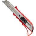 Нож канцелярский 18мм Attache с фиксатором и металлическими направляющими - фото 916980
