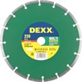 Диск алмазный DEXX Multi Universal сегмент.d230х22.2мм,бетон(36701-230_z01) 1711848 - фото 921701