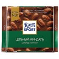 Шоколад Ritter Sport молочный цельный миндаль 100г 422197 - фото 923543