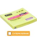 Стикеры Attache Selection Extra с клеев. краем 76х76, неон, желтый 100л 1612908 - фото 931774