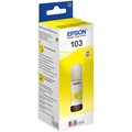 Чернила Epson 103 C13T00S44A жел. для L3110/L3150 897360 - фото 944586