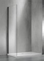 Боковая часть душ. ограждения SANTREK AQUA Evo- SP-1000-C-Matt Black 1000*1950 стекло Прозр. 8мм, профиль Чёрный - фото 960695