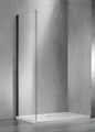 Боковая часть душ. ограждения SANTREK AQUA Evo- SP-900-C-Matt Black 900*1950 стекло Прозр. 8мм, профиль Чёрный - фото 960699