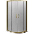 Душ.ограждение GOOD DOOR JAZZE R-120-G-BR 1200х800 стекло ГРЕЙП 6мм, бронз. профиль (б/поддона и автослива) - фото 960912