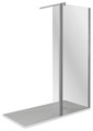 Душевое ограждение GOOD DOOR WALK IN SP2- 90-C-CH стекло Прозр 6мм, Профиль хром (с доп панелью на лифтинговой петле, со штангой в комплекте (до 1м) - фото 961128