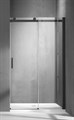 Душевое ограждение SANTREK AQUA Evo-DF-1700-C-Matt Black 1700*1950 Прямое, стекло Прозр. 8мм, профиль Чёрный - фото 961146