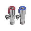 Комплект угловых кранов RM 1/2 x 1/2 керамическая кран-букса AISI 304 (2шт) XST74519 - фото 962135