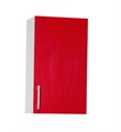 Шкаф для посуды 40 красный металлик фасад МДФ SANTREK HOME - фото 968685