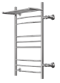 Полотенцесушитель Комби Классик с полкой 50-80 ф1". 9 перекладин (К-боковое 50, Слева) 10608 XST60861 - фото 974831